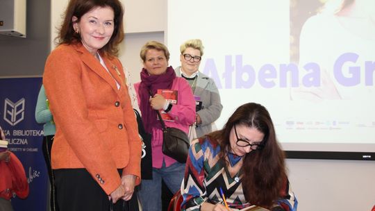Ałbena Grabowska w Chełmskiej Bibliotece Publicznej [GALERIA ZDJĘĆ]
