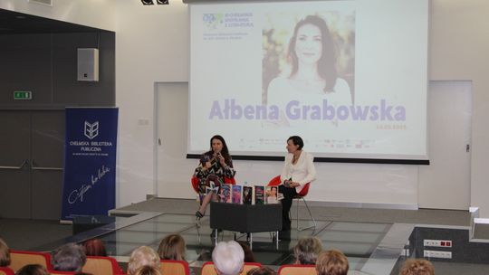 Ałbena Grabowska w Chełmskiej Bibliotece Publicznej [GALERIA ZDJĘĆ]