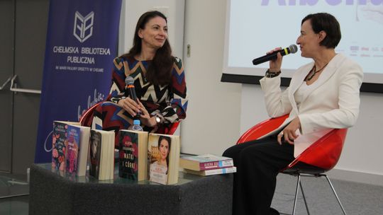 Ałbena Grabowska w Chełmskiej Bibliotece Publicznej [GALERIA ZDJĘĆ]