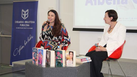 Ałbena Grabowska w Chełmskiej Bibliotece Publicznej [GALERIA ZDJĘĆ]