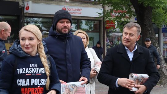 Zamiast Trzaskowskiego Chełm odwiedziła europosłanka Marta Wcisło [GALERIA ZDJĘĆ]