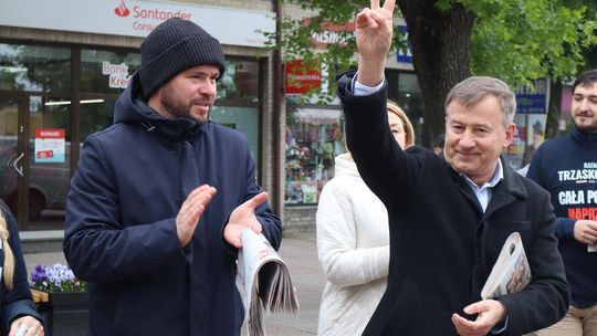 Zamiast Trzaskowskiego Chełm odwiedziła europosłanka Marta Wcisło [GALERIA ZDJĘĆ]