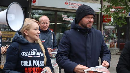 Zamiast Trzaskowskiego Chełm odwiedziła europosłanka Marta Wcisło [GALERIA ZDJĘĆ]