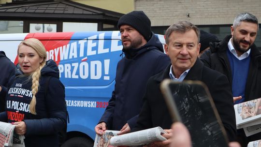 Zamiast Trzaskowskiego Chełm odwiedziła europosłanka Marta Wcisło [GALERIA ZDJĘĆ]