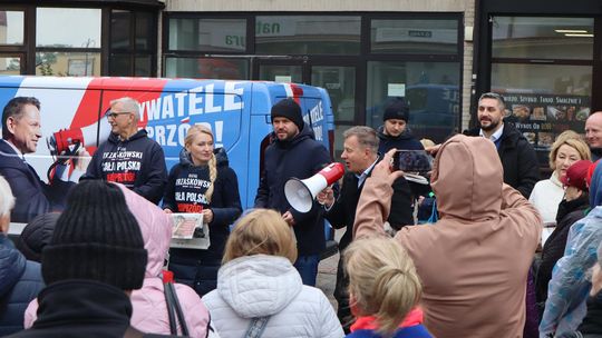 Zamiast Trzaskowskiego Chełm odwiedziła europosłanka Marta Wcisło [GALERIA ZDJĘĆ]