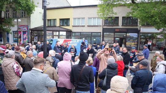 Zamiast Trzaskowskiego Chełm odwiedziła europosłanka Marta Wcisło [GALERIA ZDJĘĆ]