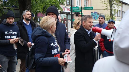 Zamiast Trzaskowskiego Chełm odwiedziła europosłanka Marta Wcisło [GALERIA ZDJĘĆ]