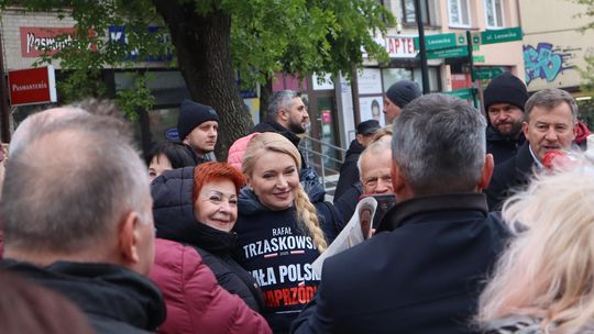 Zamiast Trzaskowskiego Chełm odwiedziła europosłanka Marta Wcisło [GALERIA ZDJĘĆ]