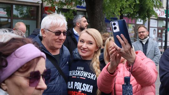 Zamiast Trzaskowskiego Chełm odwiedziła europosłanka Marta Wcisło [GALERIA ZDJĘĆ]