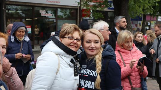 Zamiast Trzaskowskiego Chełm odwiedziła europosłanka Marta Wcisło [GALERIA ZDJĘĆ]