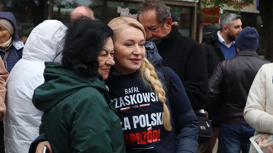 Zamiast Trzaskowskiego Chełm odwiedziła europosłanka Marta Wcisło [GALERIA ZDJĘĆ]