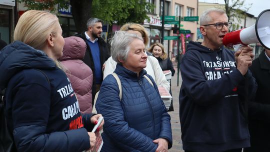 Zamiast Trzaskowskiego Chełm odwiedziła europosłanka Marta Wcisło [GALERIA ZDJĘĆ]
