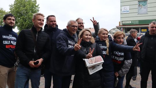 Zamiast Trzaskowskiego Chełm odwiedziła europosłanka Marta Wcisło [GALERIA ZDJĘĆ]