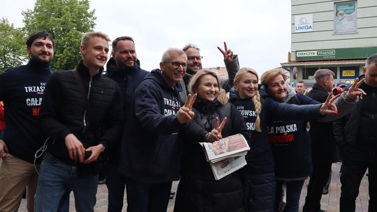 Zamiast Trzaskowskiego Chełm odwiedziła europosłanka Marta Wcisło [GALERIA ZDJĘĆ]