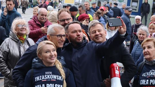 Zamiast Trzaskowskiego Chełm odwiedziła europosłanka Marta Wcisło [GALERIA ZDJĘĆ]