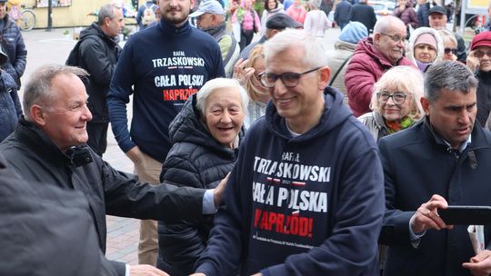 Zamiast Trzaskowskiego Chełm odwiedziła europosłanka Marta Wcisło [GALERIA ZDJĘĆ]