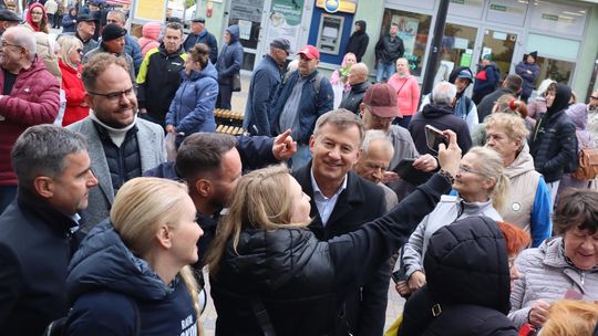 Zamiast Trzaskowskiego Chełm odwiedziła europosłanka Marta Wcisło [GALERIA ZDJĘĆ]