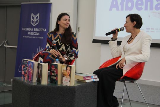 Ałbena Grabowska w Chełmskiej Bibliotece Publicznej [GALERIA ZDJĘĆ]