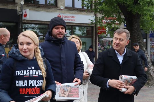 Zamiast Trzaskowskiego Chełm odwiedziła europosłanka Marta Wcisło [GALERIA ZDJĘĆ]