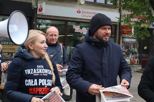 Zamiast Trzaskowskiego Chełm odwiedziła europosłanka Marta Wcisło [GALERIA ZDJĘĆ]