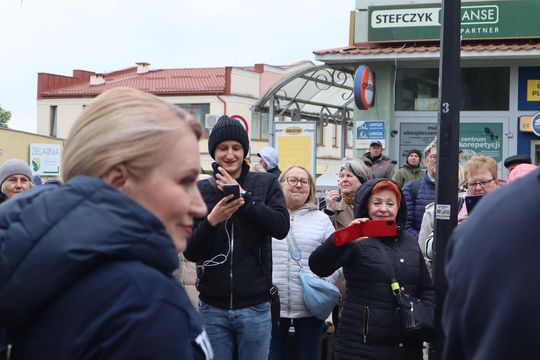 Zamiast Trzaskowskiego Chełm odwiedziła europosłanka Marta Wcisło [GALERIA ZDJĘĆ]
