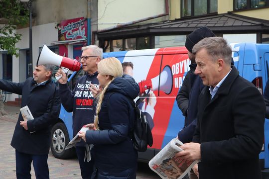 Zamiast Trzaskowskiego Chełm odwiedziła europosłanka Marta Wcisło [GALERIA ZDJĘĆ]