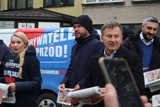 Zamiast Trzaskowskiego Chełm odwiedziła europosłanka Marta Wcisło [GALERIA ZDJĘĆ]