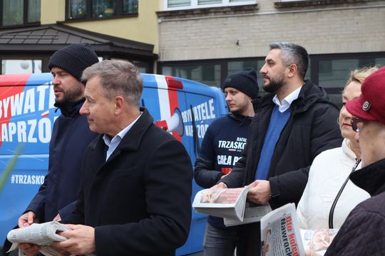 Zamiast Trzaskowskiego Chełm odwiedziła europosłanka Marta Wcisło [GALERIA ZDJĘĆ]