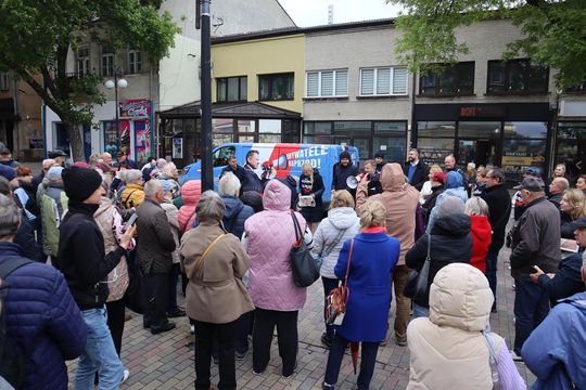 Zamiast Trzaskowskiego Chełm odwiedziła europosłanka Marta Wcisło [GALERIA ZDJĘĆ]