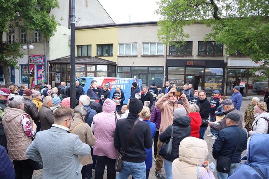 Zamiast Trzaskowskiego Chełm odwiedziła europosłanka Marta Wcisło [GALERIA ZDJĘĆ]