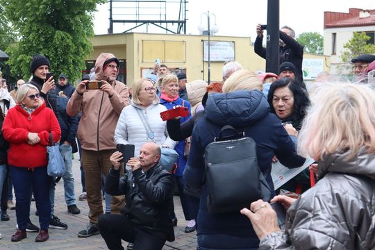 Zamiast Trzaskowskiego Chełm odwiedziła europosłanka Marta Wcisło [GALERIA ZDJĘĆ]