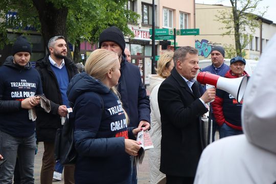 Zamiast Trzaskowskiego Chełm odwiedziła europosłanka Marta Wcisło [GALERIA ZDJĘĆ]