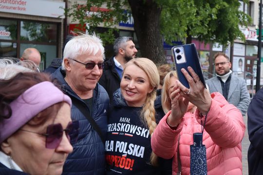 Zamiast Trzaskowskiego Chełm odwiedziła europosłanka Marta Wcisło [GALERIA ZDJĘĆ]