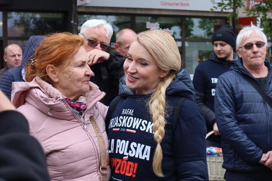 Zamiast Trzaskowskiego Chełm odwiedziła europosłanka Marta Wcisło [GALERIA ZDJĘĆ]