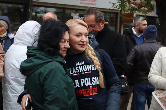 Zamiast Trzaskowskiego Chełm odwiedziła europosłanka Marta Wcisło [GALERIA ZDJĘĆ]
