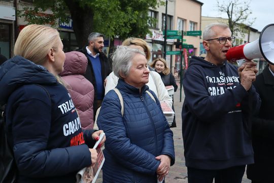Zamiast Trzaskowskiego Chełm odwiedziła europosłanka Marta Wcisło [GALERIA ZDJĘĆ]