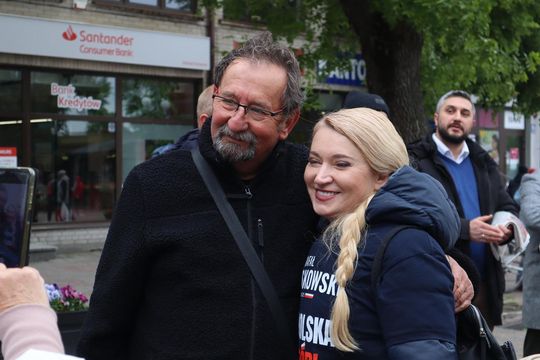 Zamiast Trzaskowskiego Chełm odwiedziła europosłanka Marta Wcisło [GALERIA ZDJĘĆ]