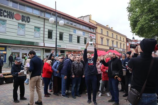 Zamiast Trzaskowskiego Chełm odwiedziła europosłanka Marta Wcisło [GALERIA ZDJĘĆ]