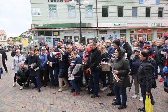 Zamiast Trzaskowskiego Chełm odwiedziła europosłanka Marta Wcisło [GALERIA ZDJĘĆ]