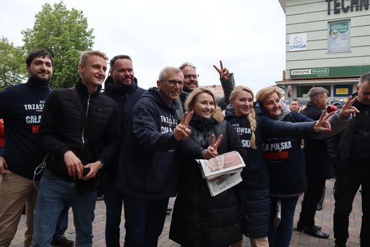 Zamiast Trzaskowskiego Chełm odwiedziła europosłanka Marta Wcisło [GALERIA ZDJĘĆ]