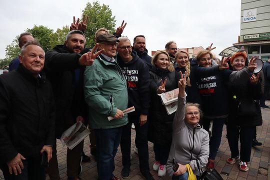 Zamiast Trzaskowskiego Chełm odwiedziła europosłanka Marta Wcisło [GALERIA ZDJĘĆ]