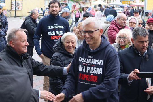 Zamiast Trzaskowskiego Chełm odwiedziła europosłanka Marta Wcisło [GALERIA ZDJĘĆ]