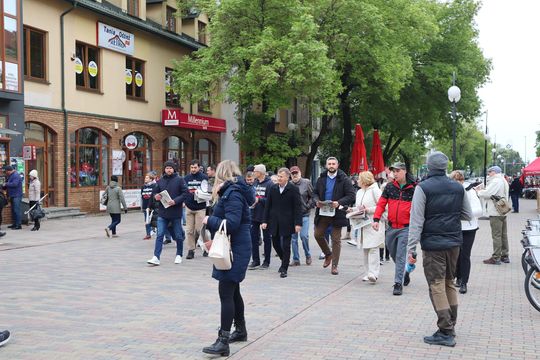 Zamiast Trzaskowskiego Chełm odwiedziła europosłanka Marta Wcisło [GALERIA ZDJĘĆ]