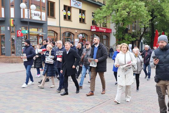 Zamiast Trzaskowskiego Chełm odwiedziła europosłanka Marta Wcisło [GALERIA ZDJĘĆ]