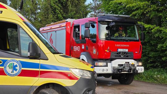 Wędkarz śmigłowcem LPR zabrany do szpitala. Łowił z łódki na Jeziorze Wytyckim [ZDJĘCIA]