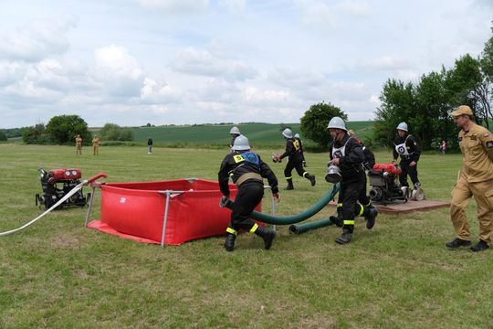 Gmina Wojsławice. Gminne Zawody Sportowo-Pożarnicze [GALERIA ZDJĘĆ]