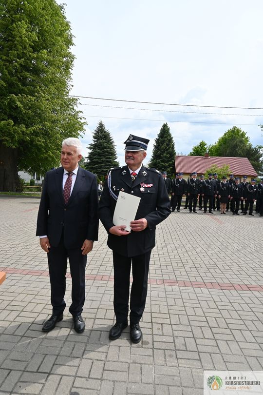 Gm. Krasnystaw. Jubileusz OSP w Małochwieju Dużym [GALERIA ZDJĘĆ]