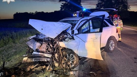 Poważny wypadek w Zakręciu na krajowej 17. Kierowca w szpitalu [ZDJĘCIA]