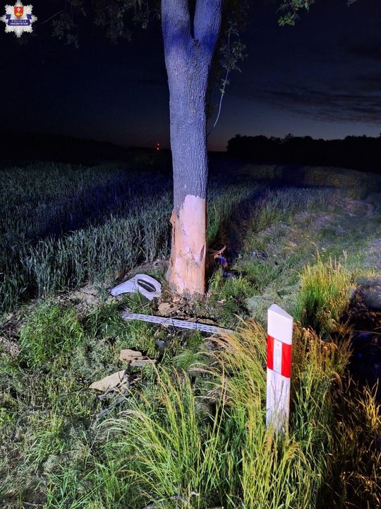 Poważny wypadek w Zakręciu na krajowej 17. Kierowca w szpitalu [ZDJĘCIA]