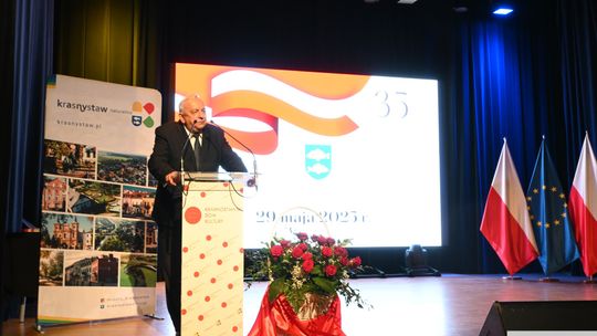 Uroczyste obchody 35-lecia samorządu terytorialnego w Krasnymstawie [GALERIA ZDJĘĆ]